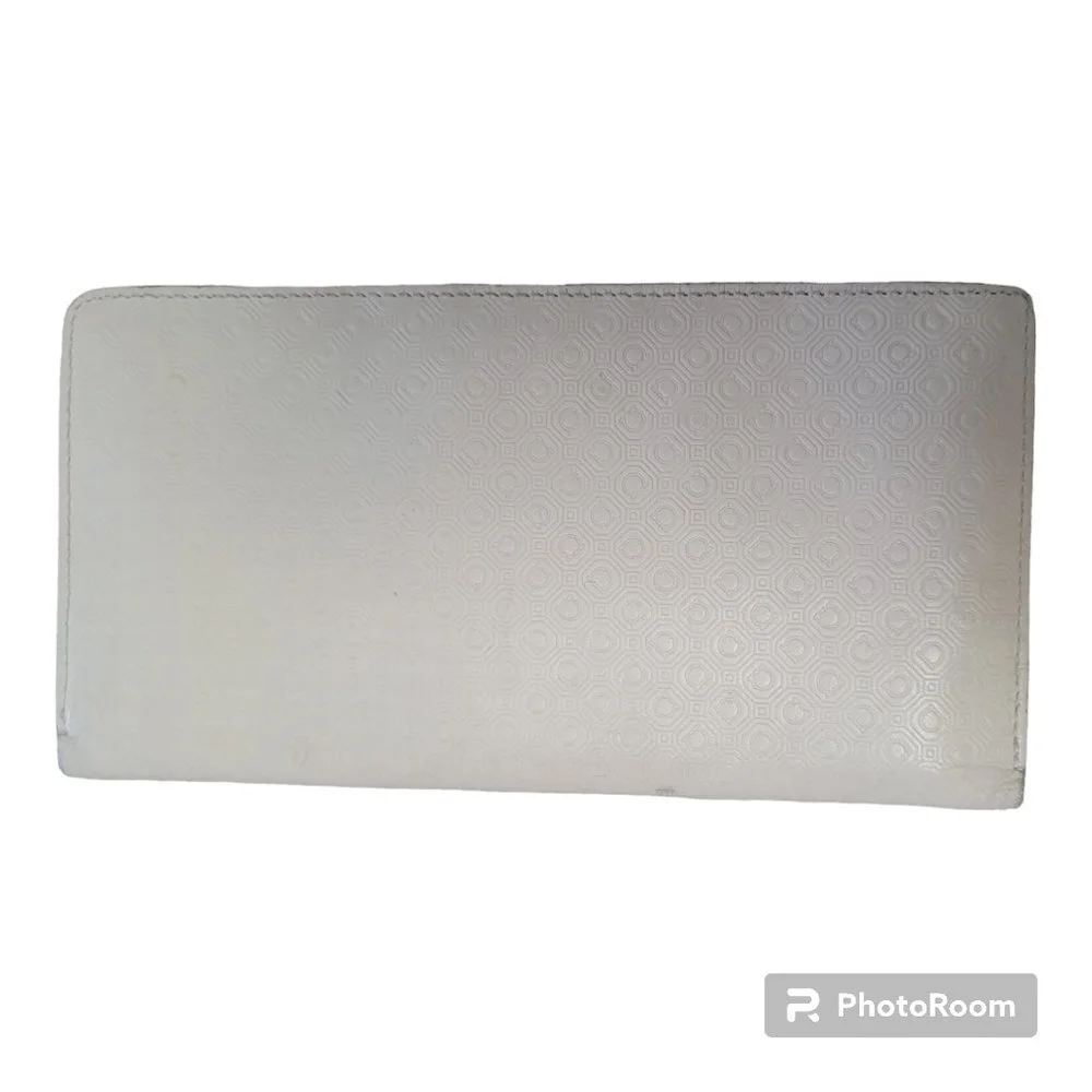 Salvatore Ferragamo Long Bill Compartment Leather Used Auth IY-660440